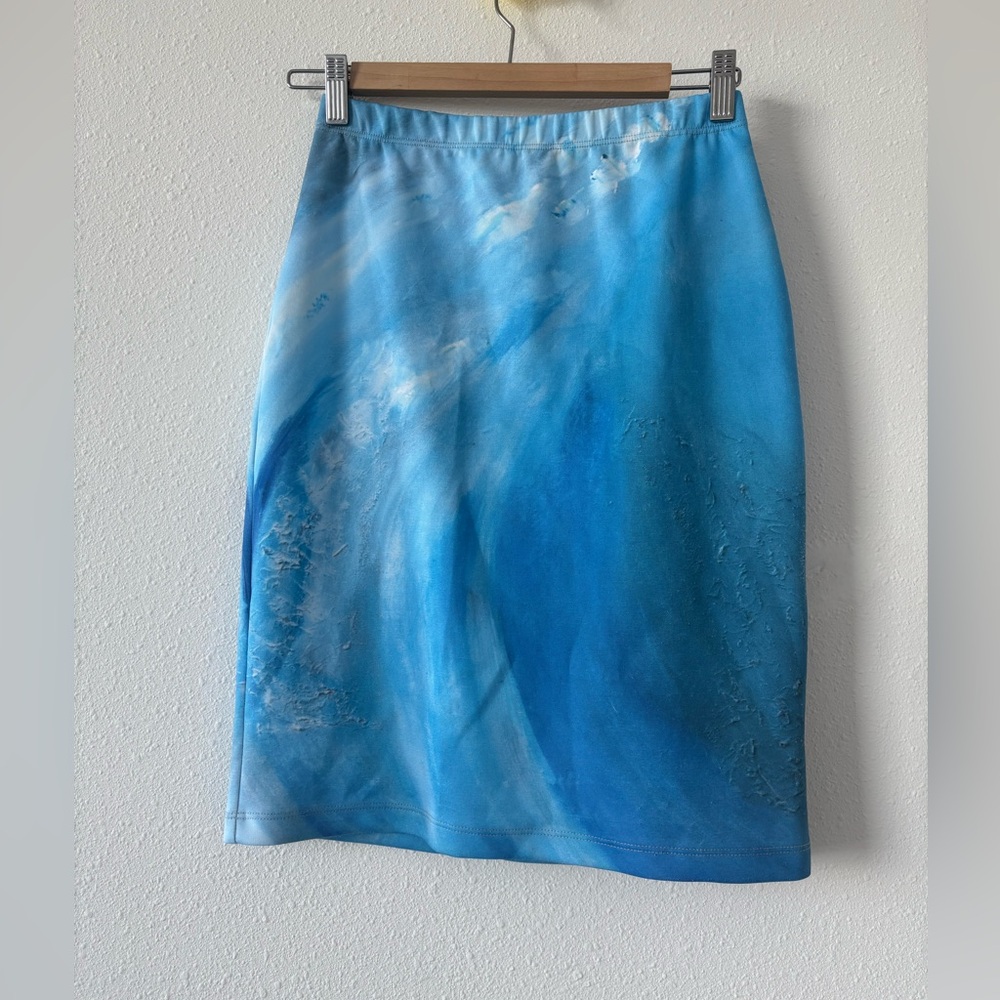 Blue ocean skirt, vegan